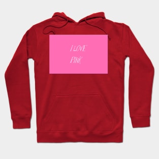 Pink colour tshirt design Hoodie